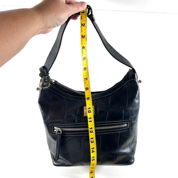 Dooney & Bourke Leather Shoulder Bag Black - Picture 6 of 13
